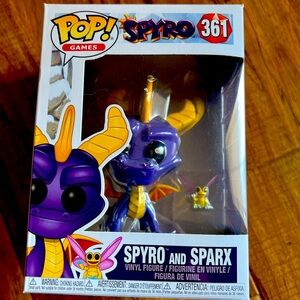 Spyro the Dragon and Sparx 361 Funko Pop